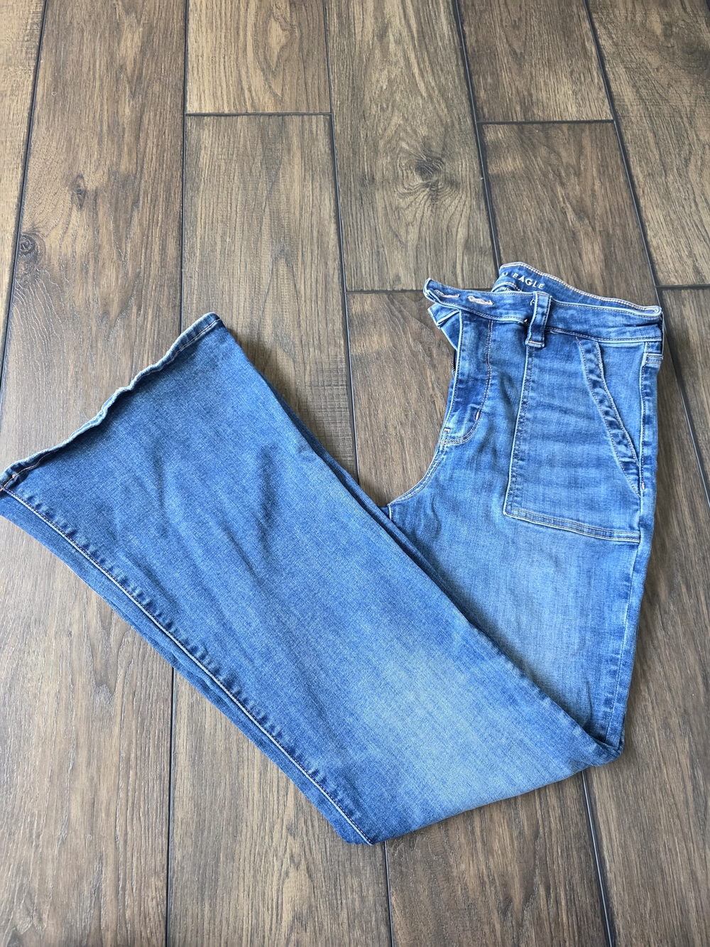 American Eagle Outfitters Light Blue Flare Jeans